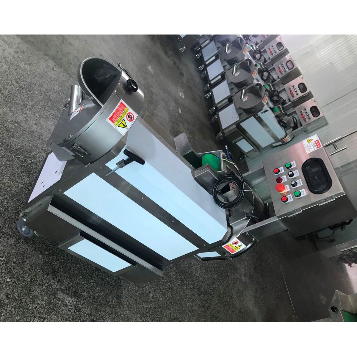 Dual-Head Vegetable Cutter GA-VEG-077 | 300–1,000 kg/h