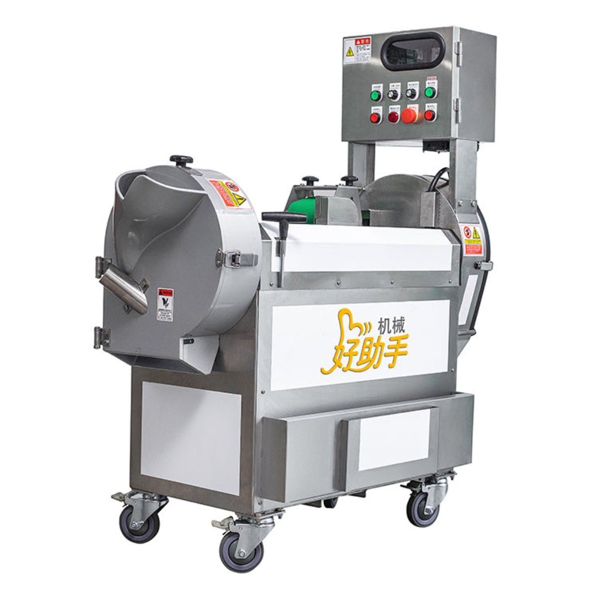 Dual-Head Vegetable Cutter GA-VEG-077 | 300–1,000 kg/h