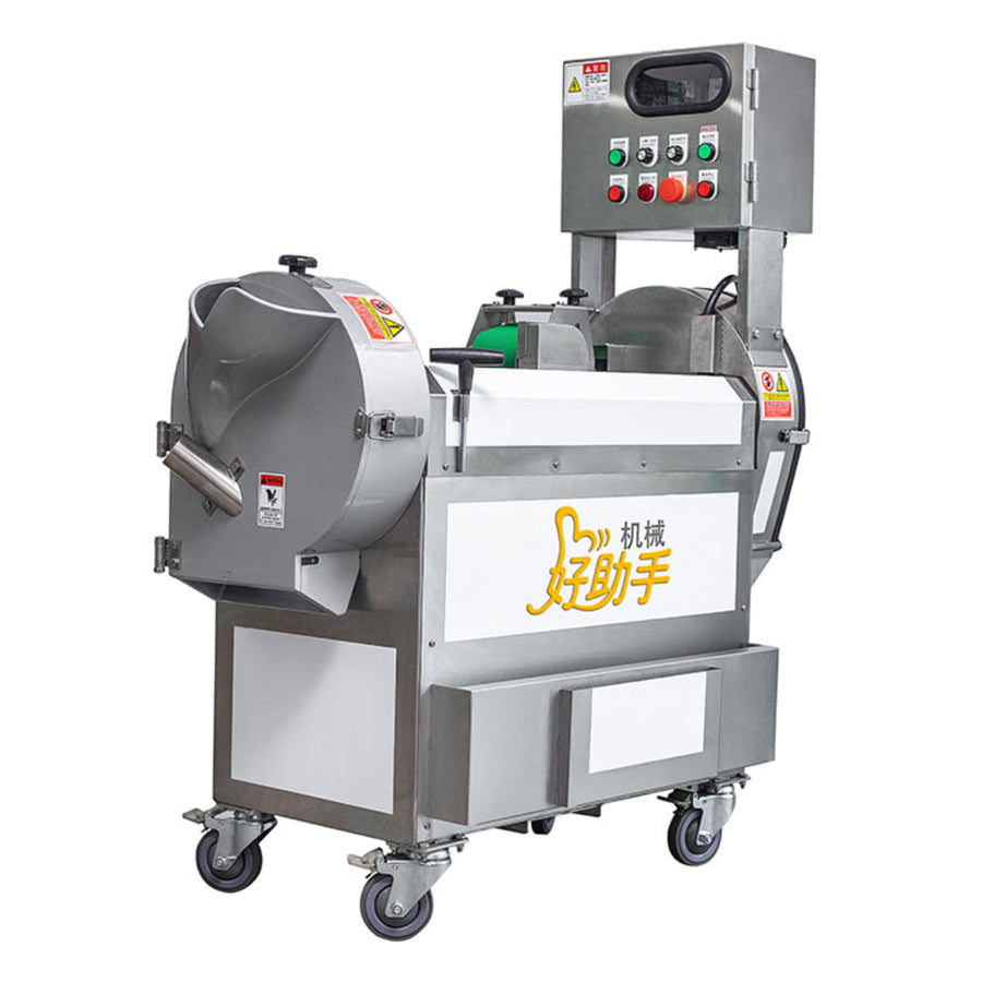Dual-Head Vegetable Cutter GA-VEG-077 | 300–1,000 kg/h